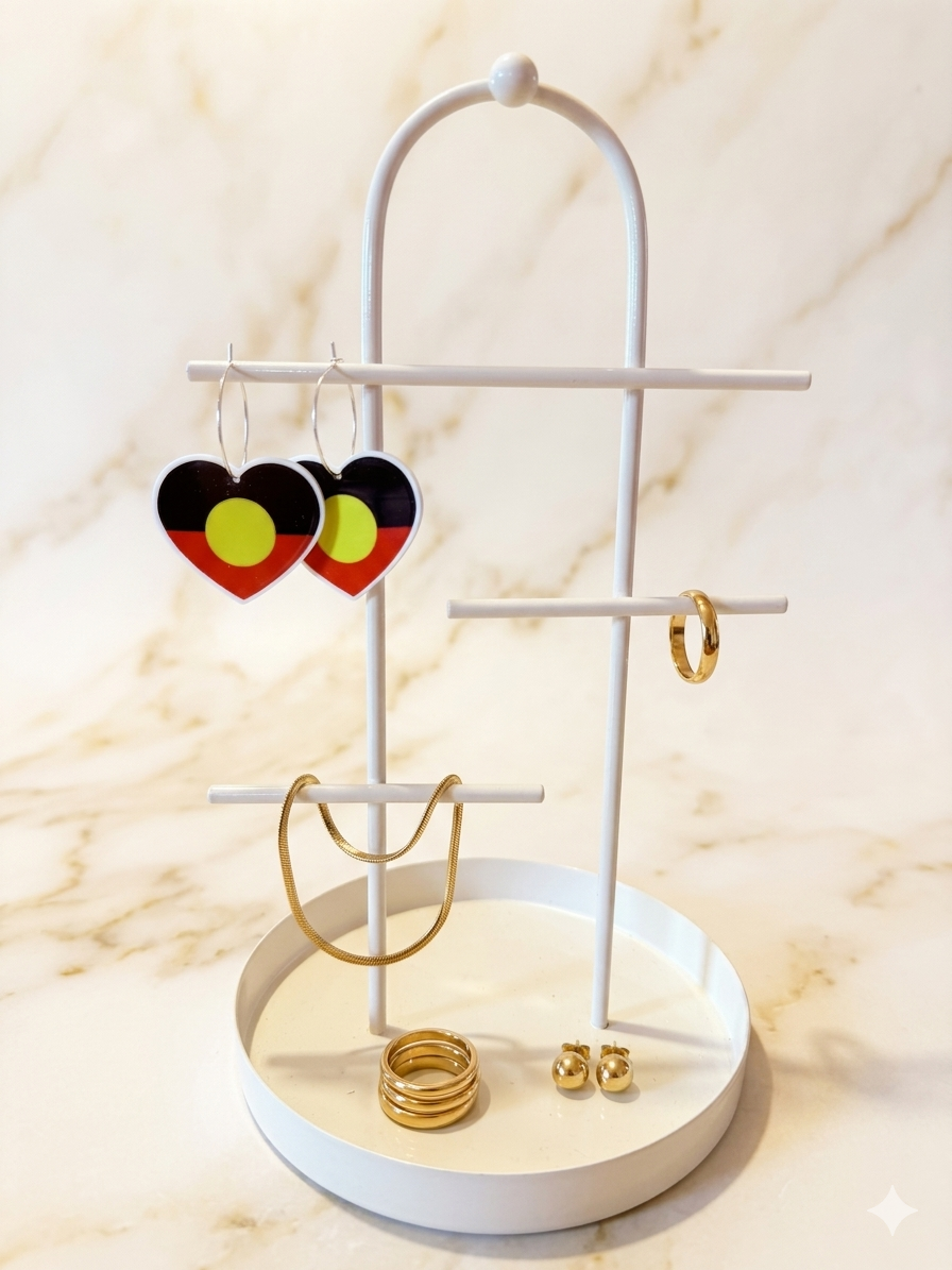 Indigenous Flag Love Heart