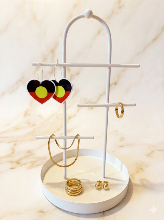 Indigenous Flag Love Heart