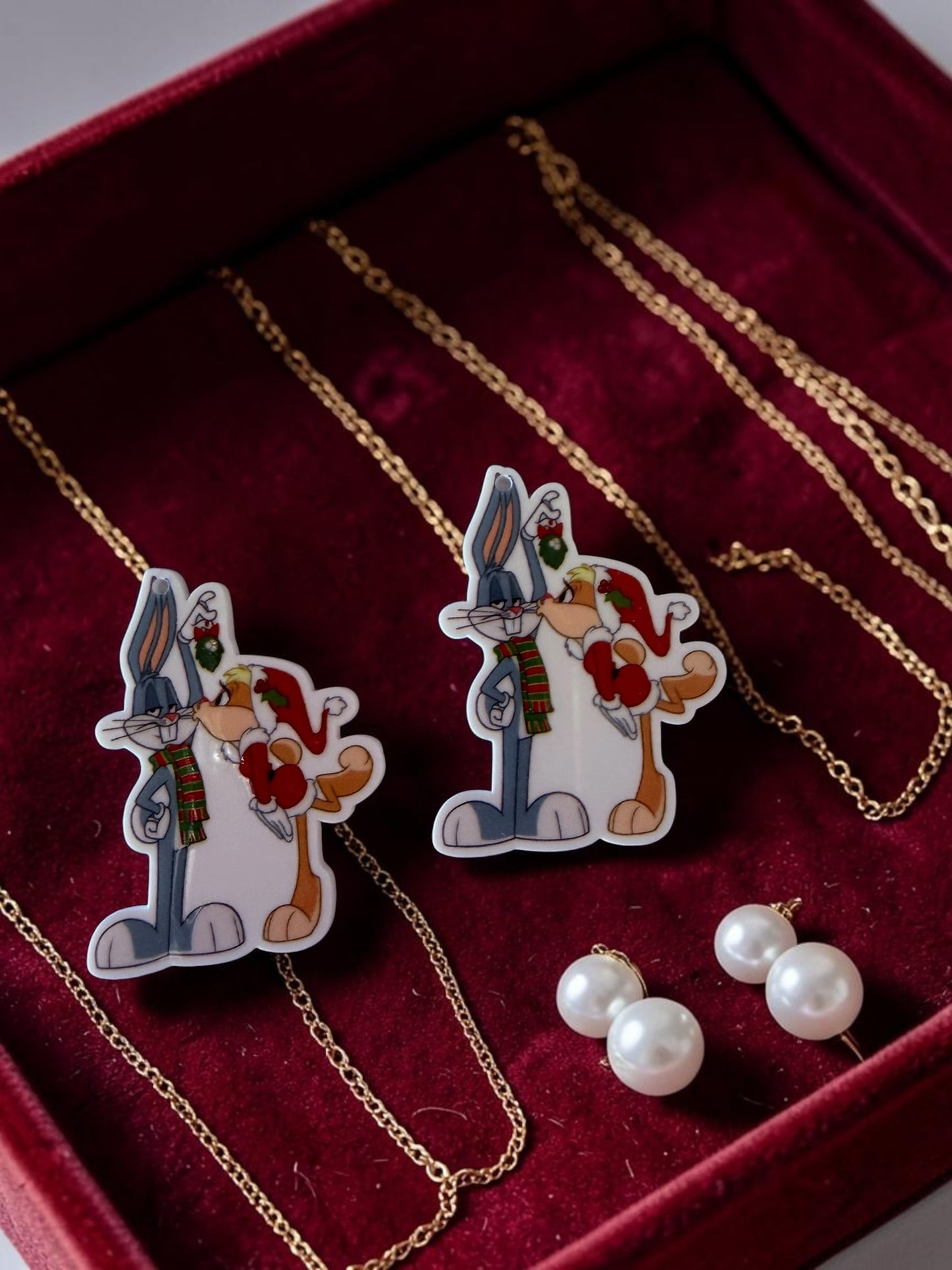 Christmas Bugs Bunny & Lola
